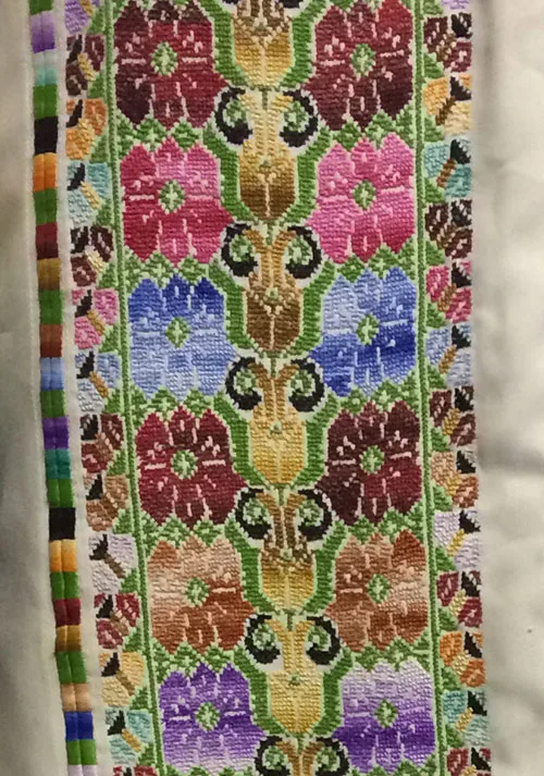 Palestinian traditional embroidery tatreez