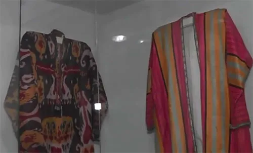 Uzbek folk dress. Multilayered and colorful but modest outfits and specifically designed kids’ garments