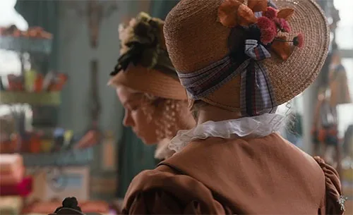 Napoleonic Wars fashion Straw and chip bonnets
