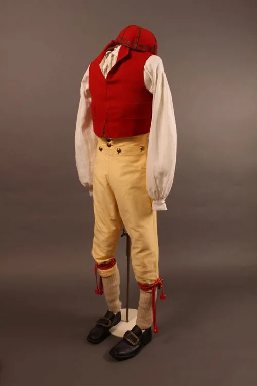 Swedish authentic male traditional costume