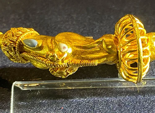 Gold adornments from burial of Sarmatian king Inismeos late 1st century A.D.