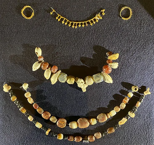 Jewelry from burial ground of Sarmatian priestess 1st century A.D.
