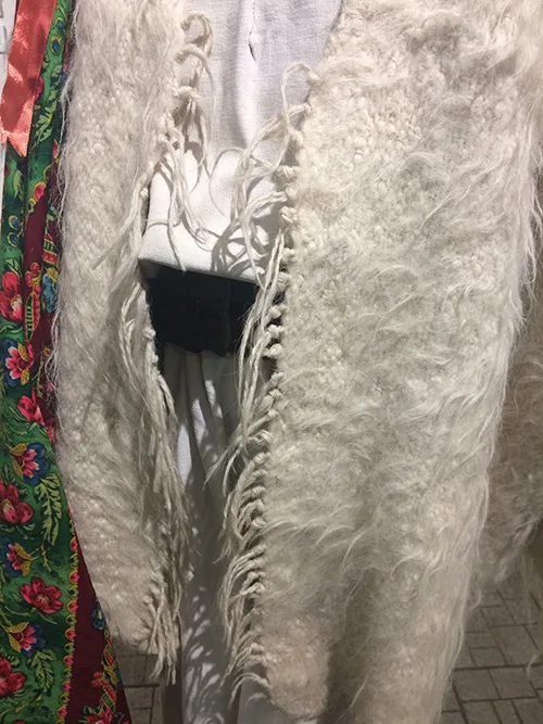 Shaggy hunia outerwear of groomsman’s attire from Transcarpathian region of Ukraine beginning of 20th century