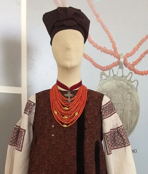 Striking Ukrainian national dress