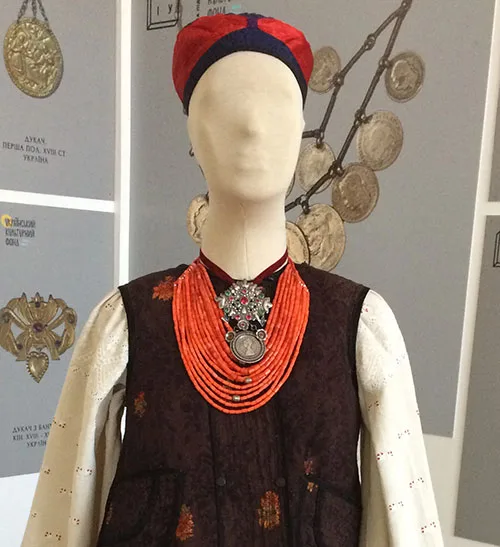 Beautiful Ukrainian traditional costume