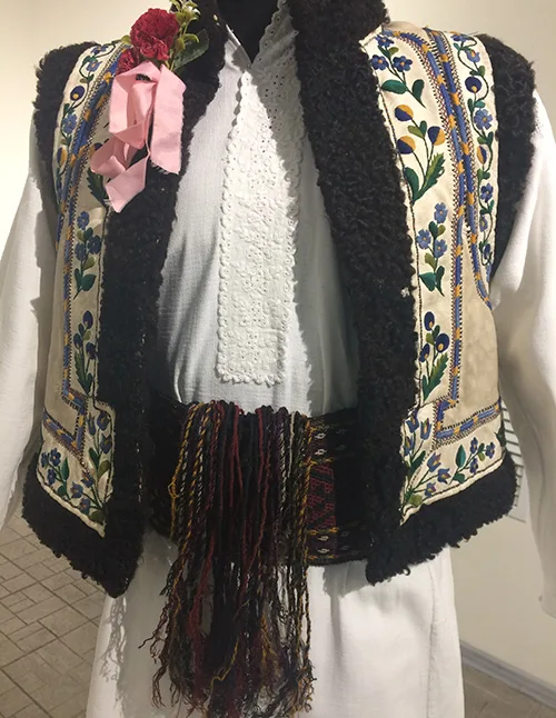 vintage sheepskin vest from western Ukraine 19th – early 20th century