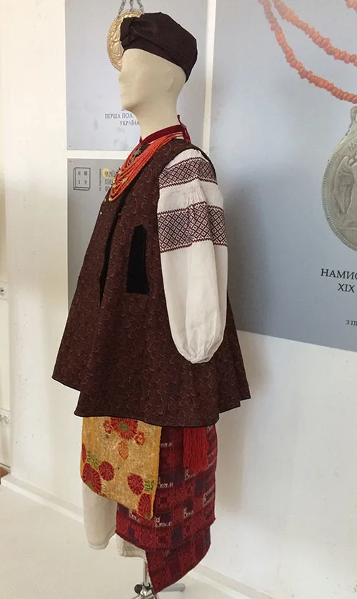 Striking Ukrainian national dress