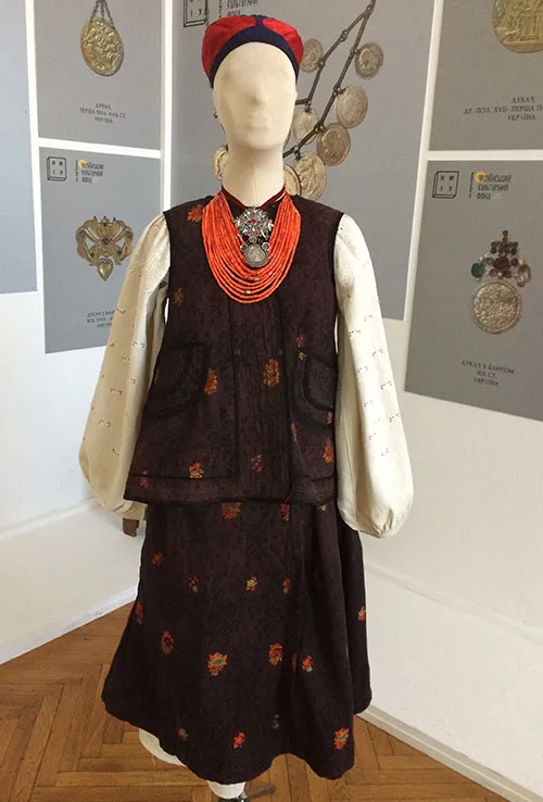 Beautiful Ukrainian traditional costume
