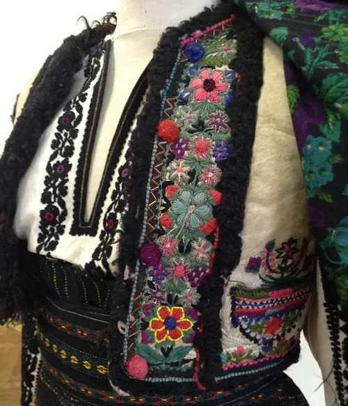 vintage sheepskin vest from western Ukraine 19th – early 20th century