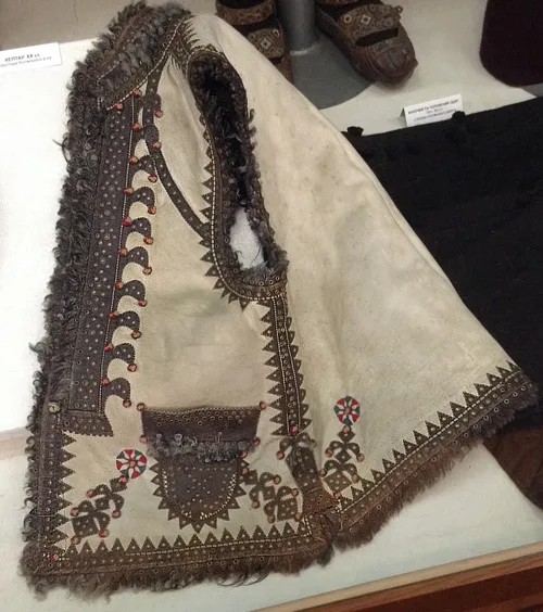 vintage sheepskin vest from western Ukraine 19th – early 20th century