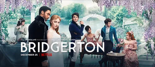 Stage costumes of Bridgerton – American Regency period drama series