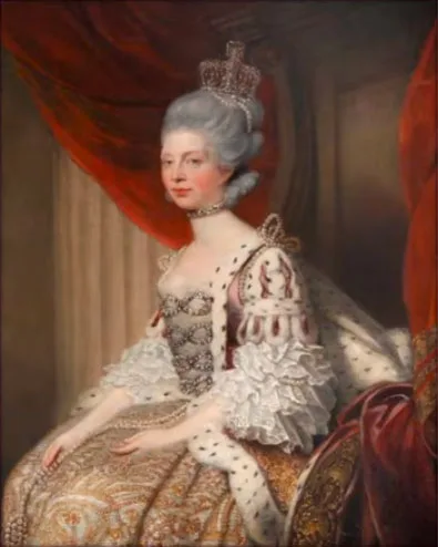 Queen Charlotte in Robes of State by Joshua Reynolds 1779