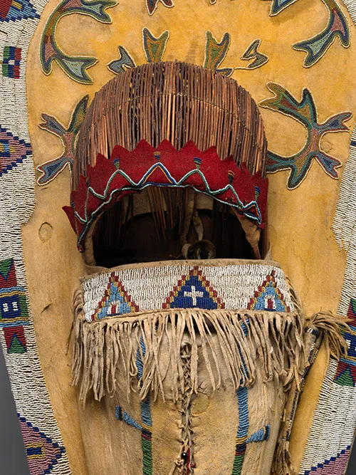 Native American Ute cradleboard 1890