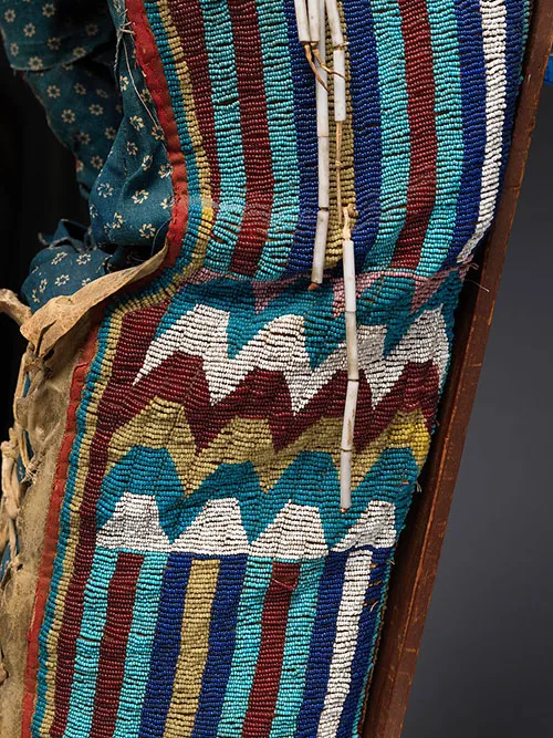 Native American Kiowa cradleboard 1875