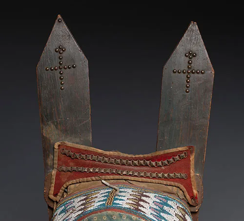 Native American Kiowa cradleboard 1875