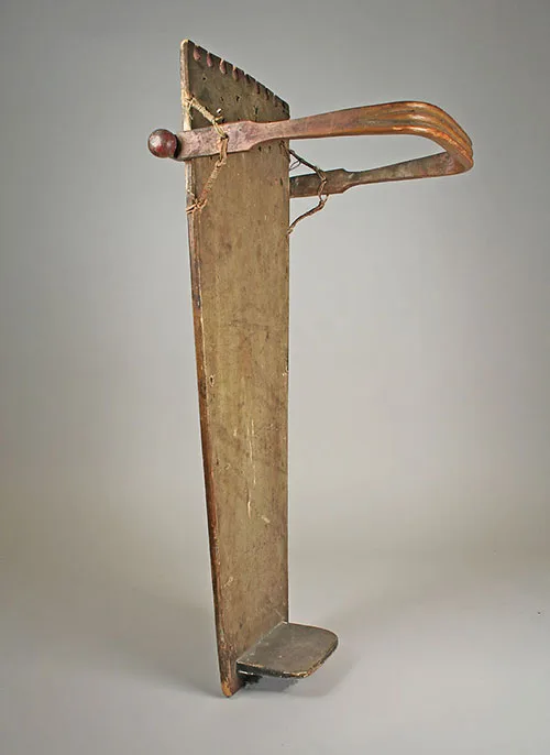 Native American Mohawk cradleboard 1860