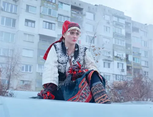 stage costumes in Rita Ora x Imanbek Bang music video