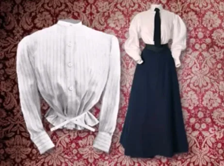 Edwardian shirtwaist garment
