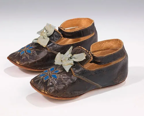 19th-century kid shoes