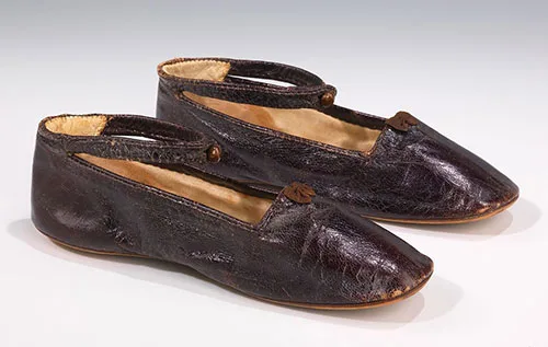 19th-century kid shoes