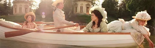 Stage costumes in Marie Antoinette historical drama movie