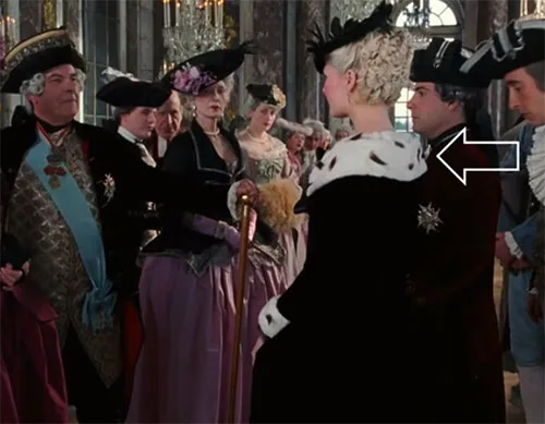 Movie costumes in Marie Antoinette historical drama film