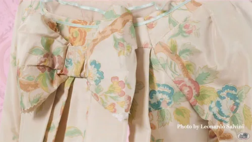 Movie costumes in Marie Antoinette historical drama film