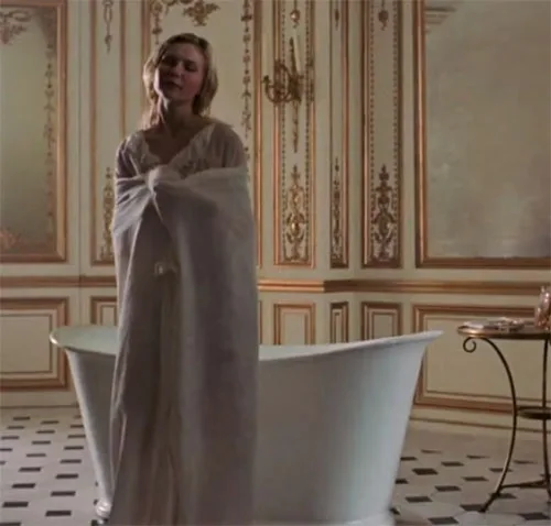 Stage costumes in Marie Antoinette historical drama film