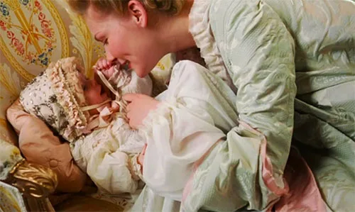 Stage costumes in Marie Antoinette historical drama film
