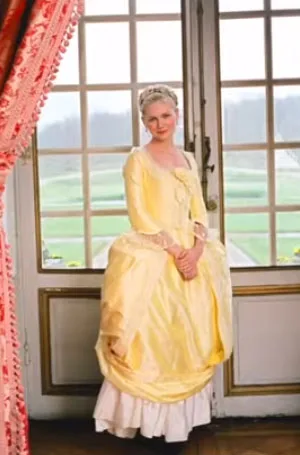 Stage costumes in Marie Antoinette historical drama film