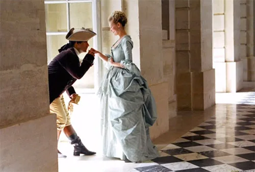 Stage costumes in Marie Antoinette historical drama film