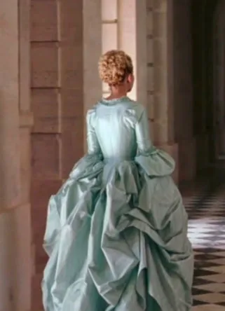 Stage costumes in Marie Antoinette historical drama film