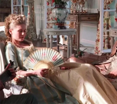 Stage costumes in Marie Antoinette historical drama movie