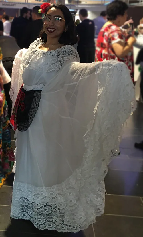 Folklorico dance costumes throughout Mexico