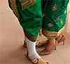 Lao traditional men’s pants called “salong”. Festive and ceremonial garment of Laos