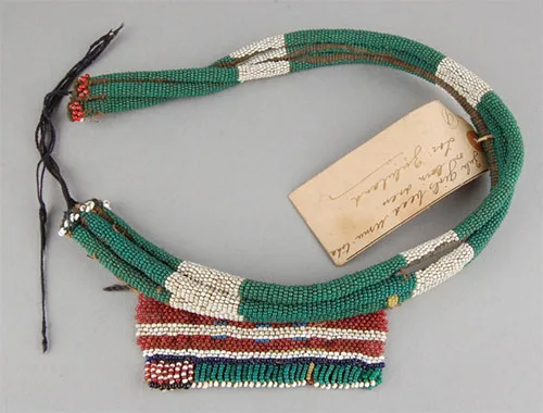 Umutsha – decorative Zulu beaded belt. African traditional beadwork