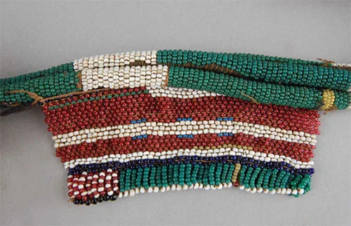 African Zulu umutsha beaded belt