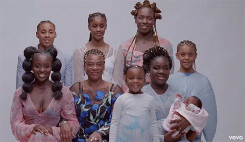 Striking African ethnic hairstyles in Beyoncé’s Brown Skin Girl 2020 music video