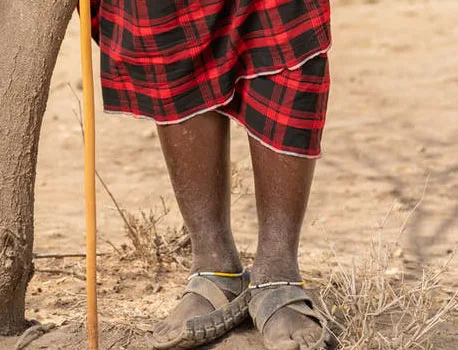 Kenyan Akala shoes made from old car tire
