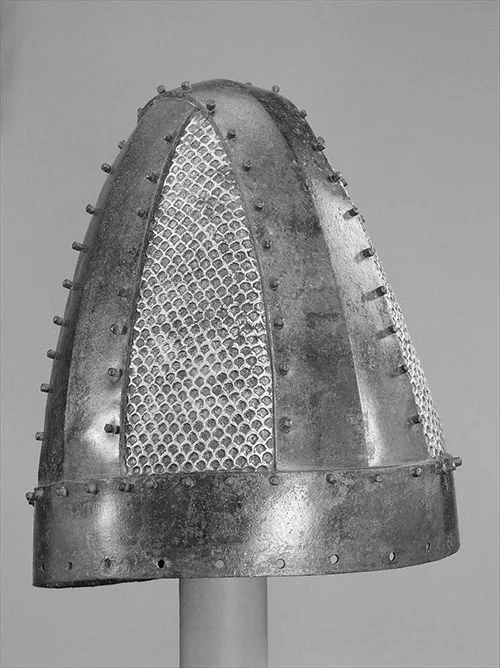 vintage helmet Mesopotamian or Iranian helmet 4th century