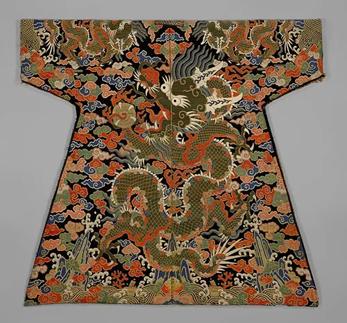 male dragon robe, China, 17th century
