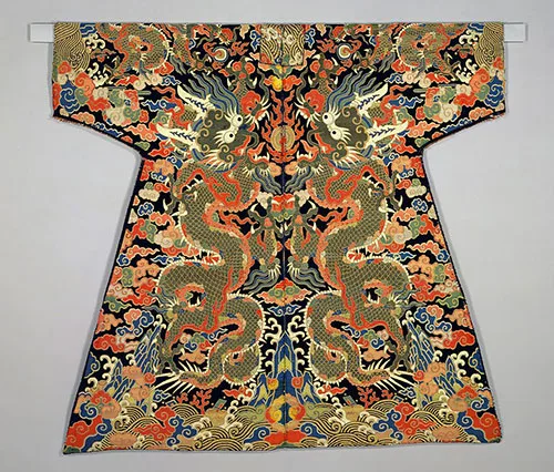 male dragon robe, China, 17th century