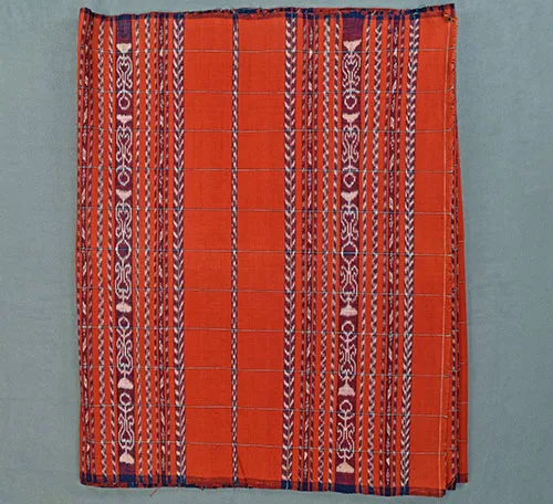 Indigenous clothing in El Salvador. Refajo skirt