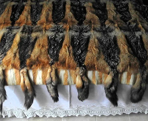 Traditional kaross blanket of Tswana men. Bushmen legacy or animal extermination?