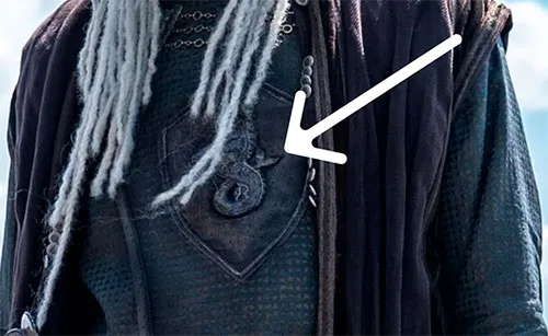 Movie costume of Corlys Velaryon from House of the Dragon, prequel to Game of Thrones