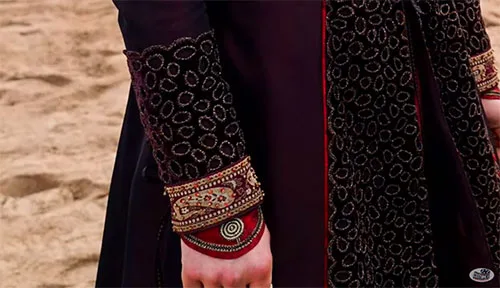 Movie costume of Corlys Velaryon from House of the Dragon, prequel to Game of Thrones