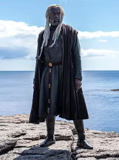 Movie costume of Corlys Velaryon from House of the Dragon, prequel to Game of Thrones
