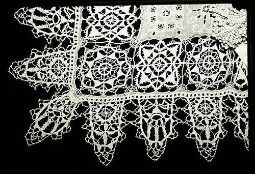 Punto in aria lace technique