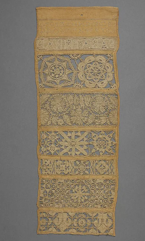 Reticella and Punto in aria lace techniques. Italian first true lace