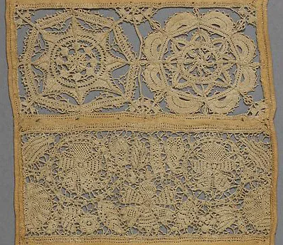 Reticella lace technique